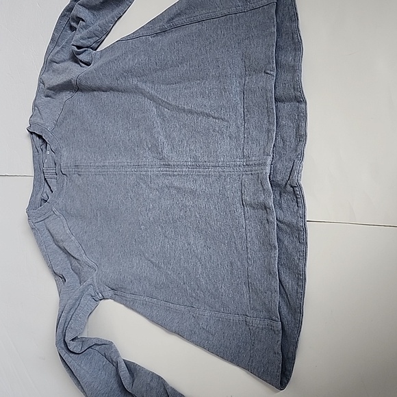 Athleta Blue Heather Long Sleeve Sweatshirt /Size XS - Picture 9 of 11
